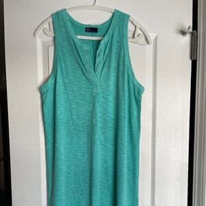 Gap Women's Sleeveless Slub-Cotton Maxi Dress (L)